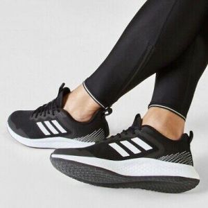 Adidas Fluidstreet Women&#039;s Athletic Running Workout Sneaker Black Shoe Trainer
